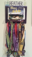 My medal rack with my pretties.